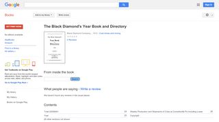 
                            5. The Black Diamond's Year Book and Directory