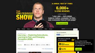 
                            8. The Blog of Author Tim Ferriss | Tim Ferriss's 4-Hour ...