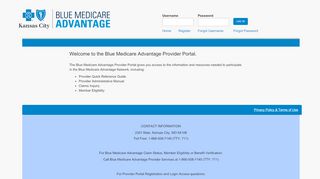 
                            2. the Blue Medicare Advantage Provider Portal.