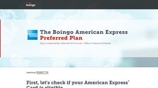 
                            6. The Boingo American Express Preferred Plan