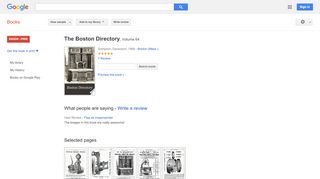 
                            8. The Boston Directory