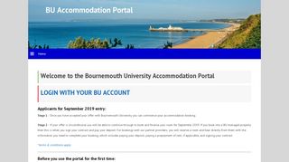 
                            1. the Bournemouth University Accommodation Portal