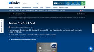 
                            8. The Build card review | finder.com