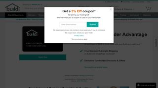 
                            3. The Build.com Credit Cardholder Advantage