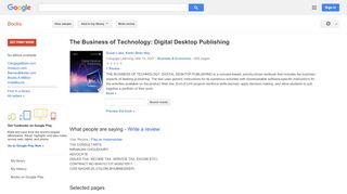 
                            6. The Business of Technology: Digital Desktop Publishing