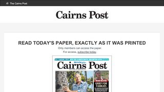 
                            9. The Cairns Post Digital Edition