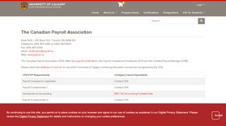 
                            8. The Canadian Payroll Association | University of …