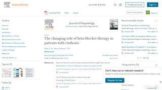 
                            4. The changing role of beta-blocker therapy in patients with cirrhosis ...