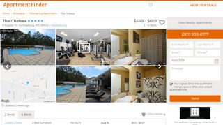 
                            3. The Chelsea - Hattiesburg, MS | Apartment Finder