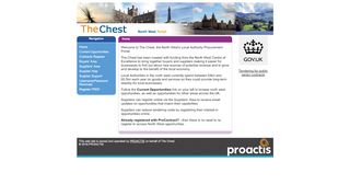 
                            8. The Chest: North West Procurement Portal