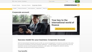 
                            11. The Commerzbank Corporate Account | Products online | Offers ...