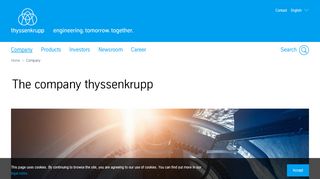 
                            9. The company thyssenkrupp