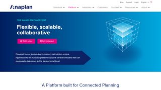 
                            3. The Connected Planning Platform | Anaplan