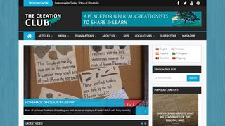 
                            8. The Creation Club | A Place for Biblical Creationists to ...