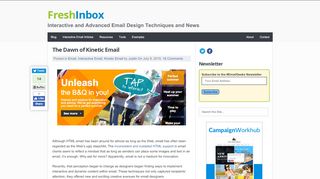 
                            5. The Dawn of Kinetic Email - freshinbox.com