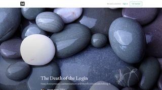 
                            5. The Death of the Login - Ramesh Padala - Medium