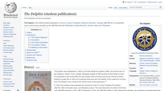 
                            6. The Dolphin (student publication) - Wikipedia