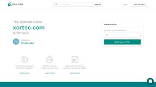 
                            4. The domain name xortec.com is for sale | DAN.COM