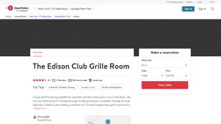 
                            9. The Edison Club Grille Room reservations in Rexford, NY | OpenTable