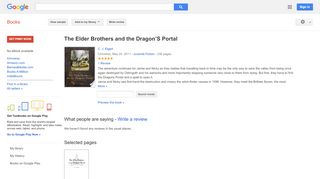 
                            9. The Elder Brothers and the Dragon’S Portal