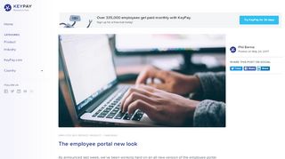 
                            4. The employee portal new look - KeyPay | Powerful cloud payroll