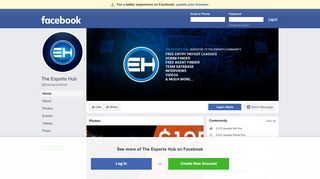 
                            5. The Esports Hub - Home | Facebook