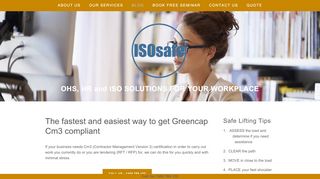 
                            5. The fastest and easiest way to get Greencap Cm3 compliant - ISOsafe