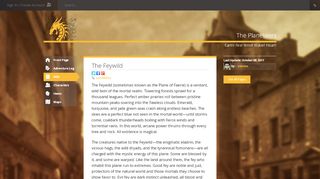 
                            4. The Feywild | The Planeteers | Obsidian Portal