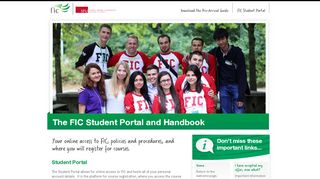 
                            3. The FIC Student Portal & Handbook - Navitas