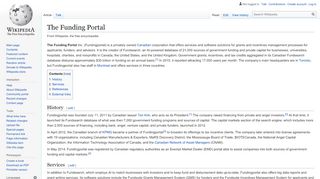 
                            8. The Funding Portal - Wikipedia