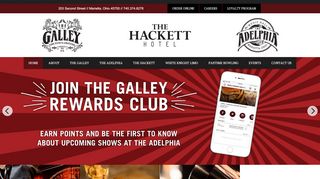 
                            3. The Galley, The Adelphia Music Hall & The Hackett Hotel