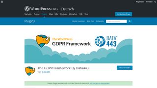 
                            9. The GDPR Framework By Data443 – WordPress-Plugin ...