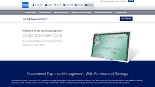 
                            11. The Green Corporate Card | American Express SG