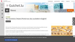 
                            1. The Guichet.lu Citizens Portal now also available in English ...