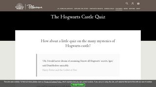 
                            5. The Hogwarts Castle Quiz - Pottermore