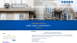 
                            8. the Housing Authority of the City of Austin (HACA)Partner Portal!