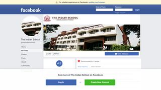 
                            5. The Indian School - Reviews | Facebook