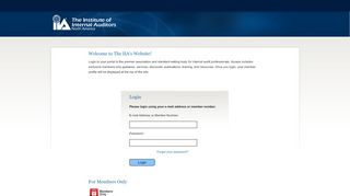 
                            9. The Institute of Internal Auditors - Login - IIA