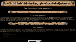 
                            6. The Jack Daniel's Tennessee Squire Association