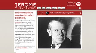 
                            8. The Jerome Foundation