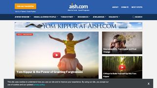 
                            5. The Jewish Website - aish.com