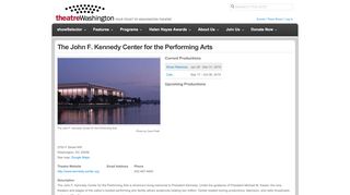 
                            8. The John F. Kennedy Center for the Performing Arts | Washington ...