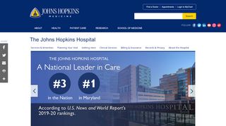 
                            8. The Johns Hopkins Hospital | Johns Hopkins Medicine in ...