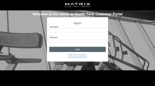 
                            1. the Johnson Health Tech Customer Portal