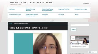 
                            8. The Keystone Spotlight – The Live While Learning Collective