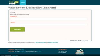 
                            7. the Kids Read Now Demo Portal - Kids Read Now Portal