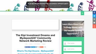 
                            1. The Kipi Investment Dreams and Mydeposit247 Community ...