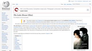 
                            9. The Lake House (film) - Wikipedia