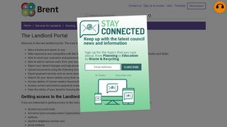 
                            5. The Landlord Portal - Brent Council