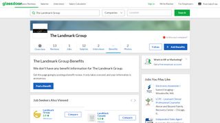 
                            1. The Landmark Group Employee Benefits and Perks | Glassdoor